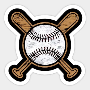 Baseball Lover Bat Sticker